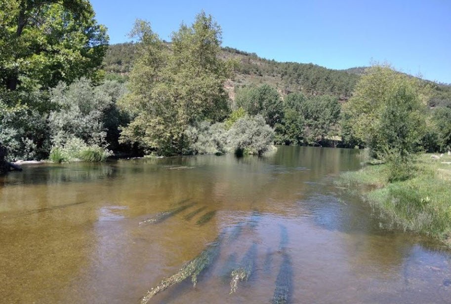 Playa fluvial de Frechas, Portugal
